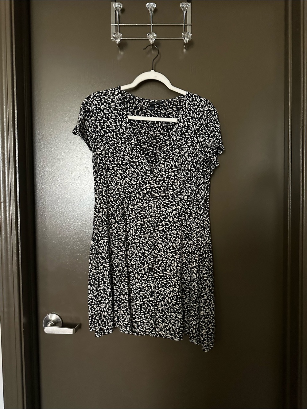 Volcom Black & White Mini Summer Dress